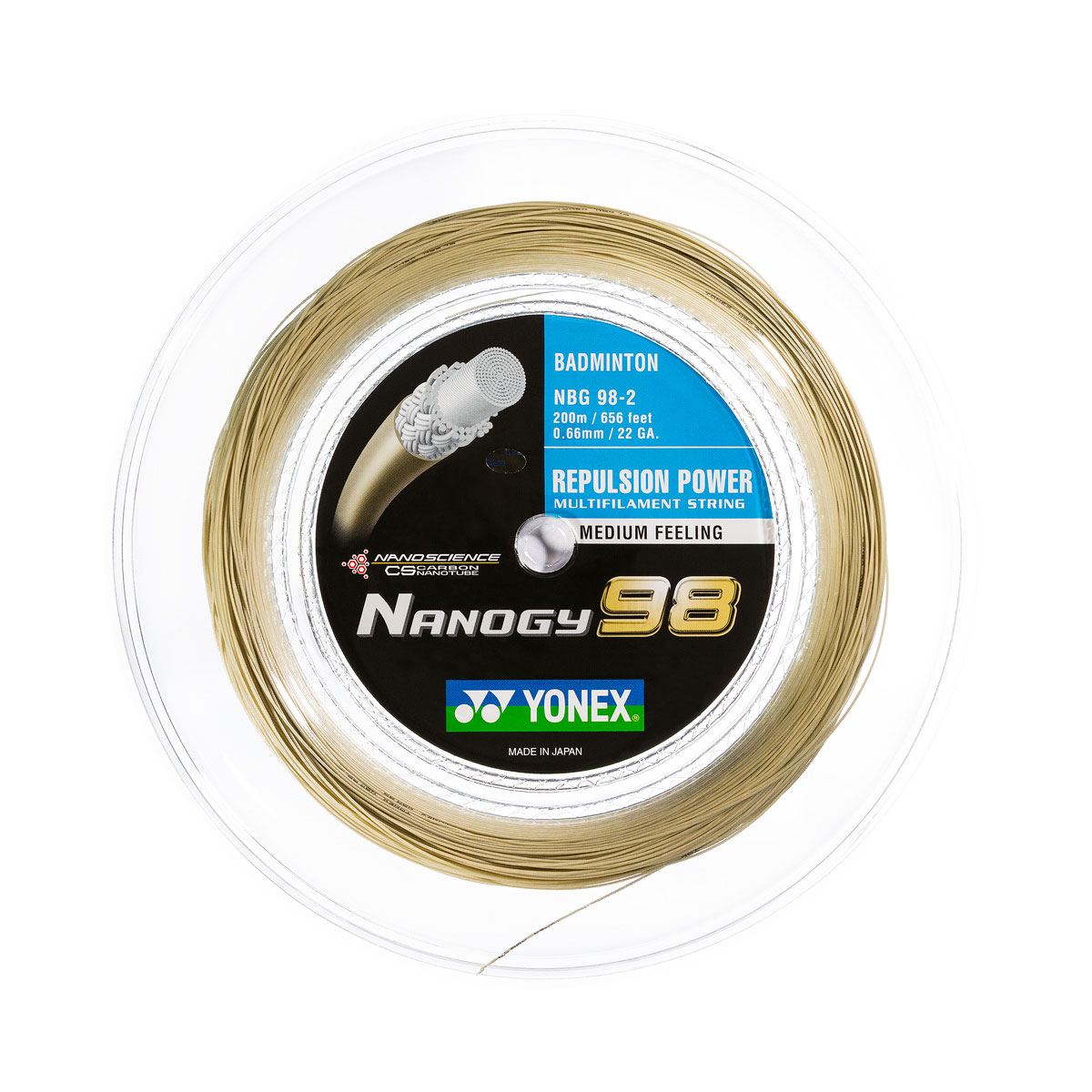 YONEX NANOGY 98 - Cosmic Gold - 200m