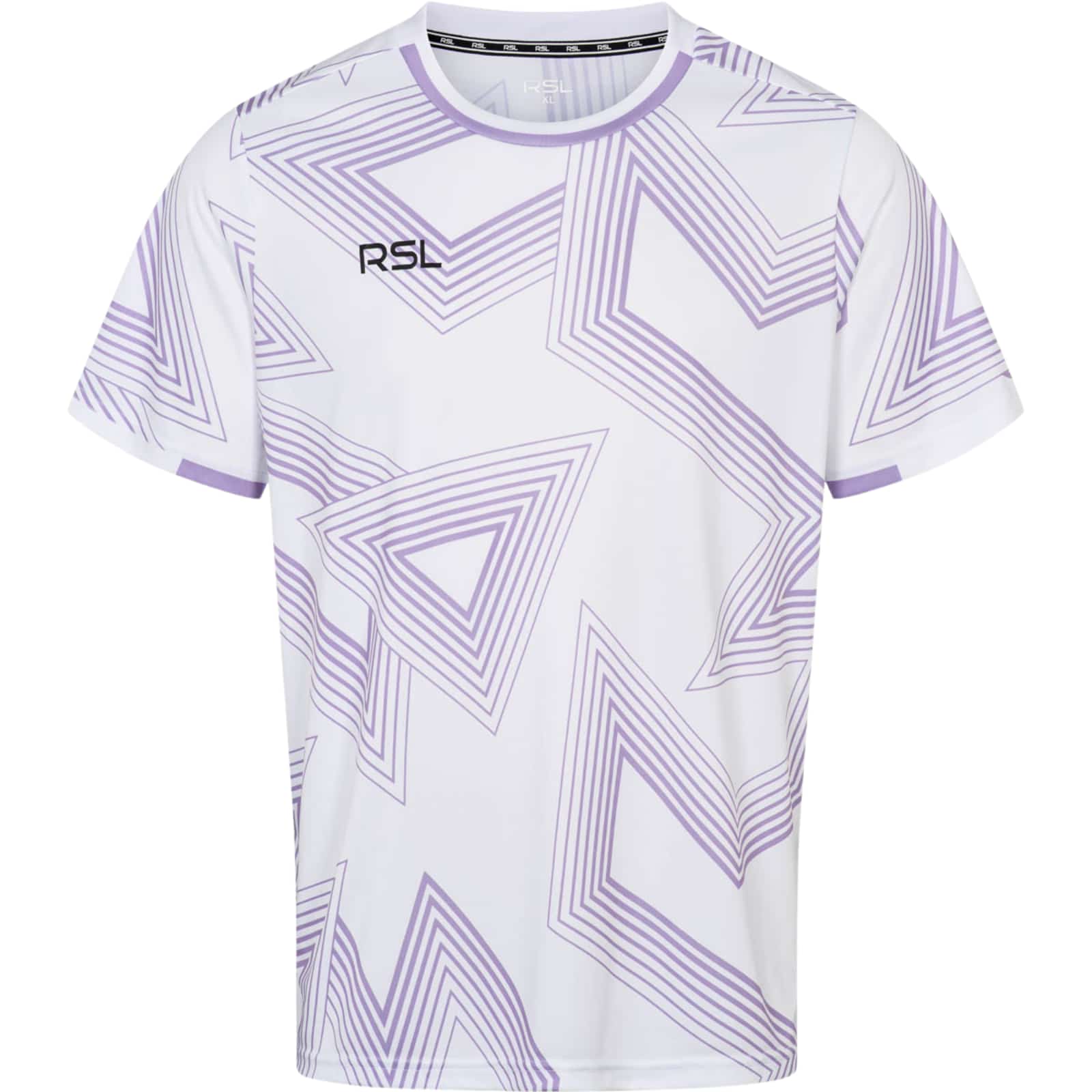 RSL Vortex Unisex T-Shirt - Weiß/Lavendel - 3XL