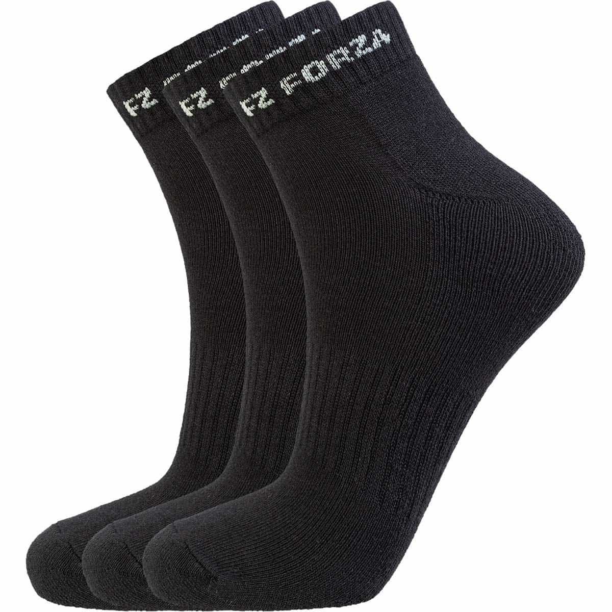 FZ FORZA Comfort Sock Short (3er Pack) - schwarz