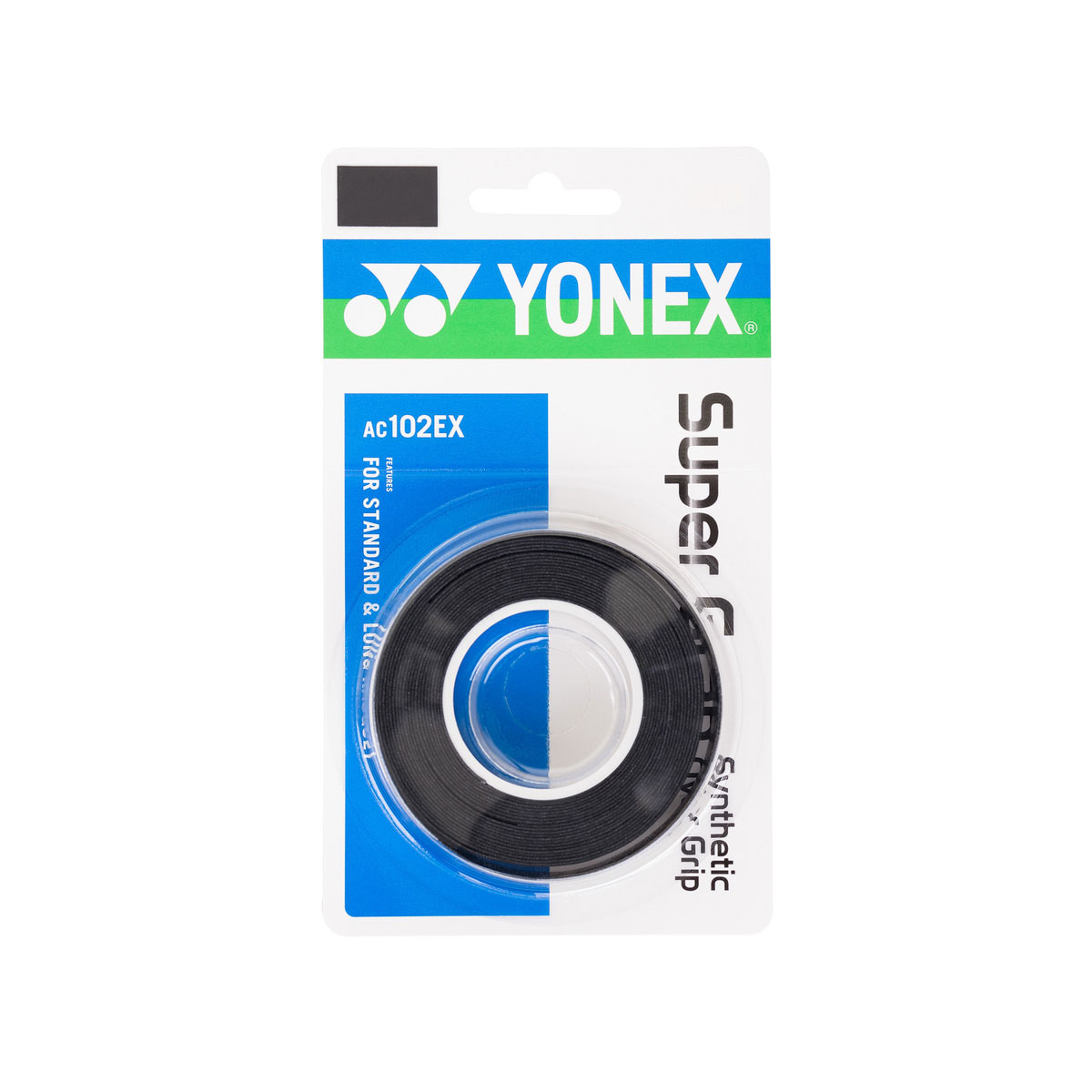 YONEX Super Grap Synthetic Over Grip 3 Stk. - Schwarz