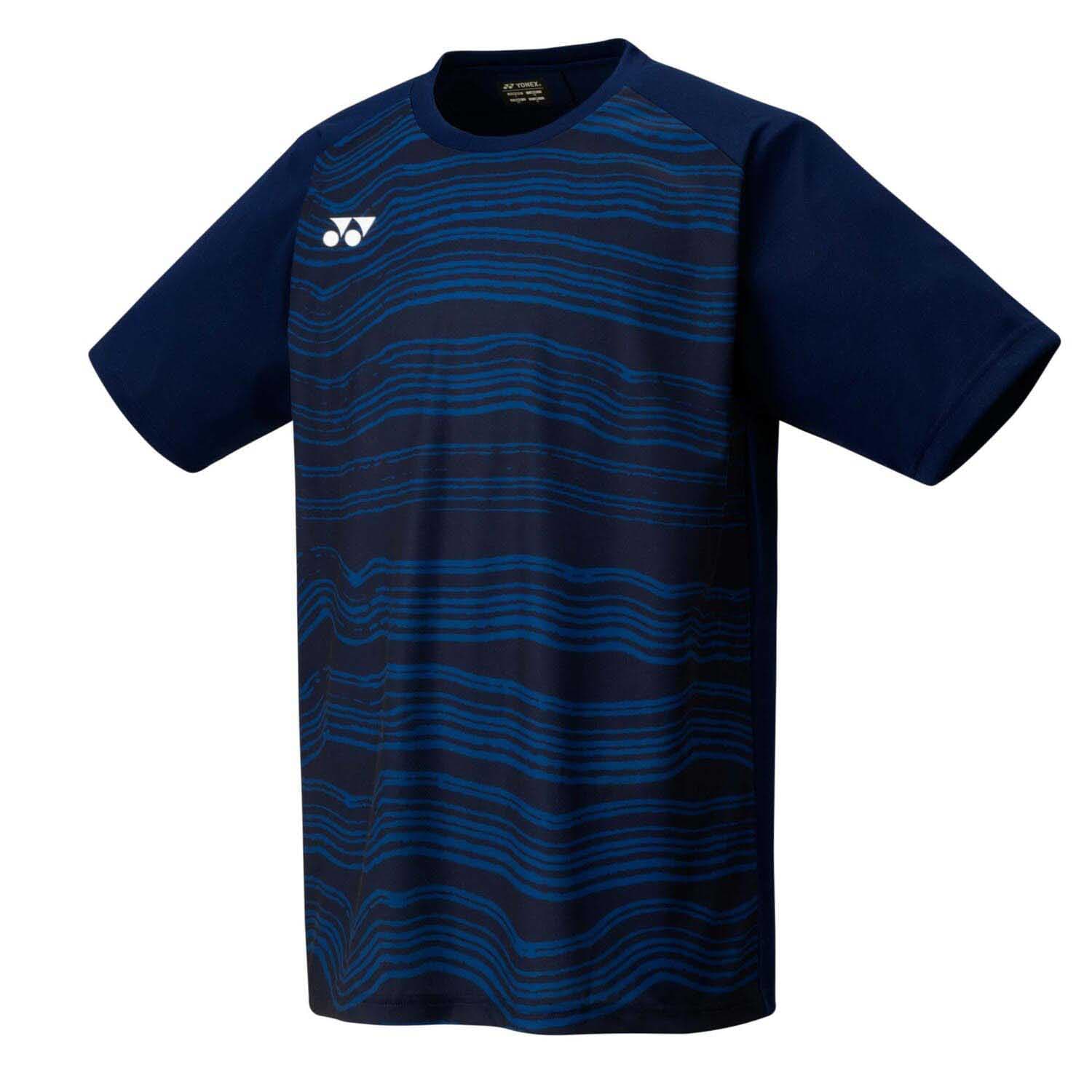 YONEX YM0050 Men’s Crew Neck T-Shirt XS - Blau YONEX YM0050 Men’s Crew Neck T-Shirt XS - Blau