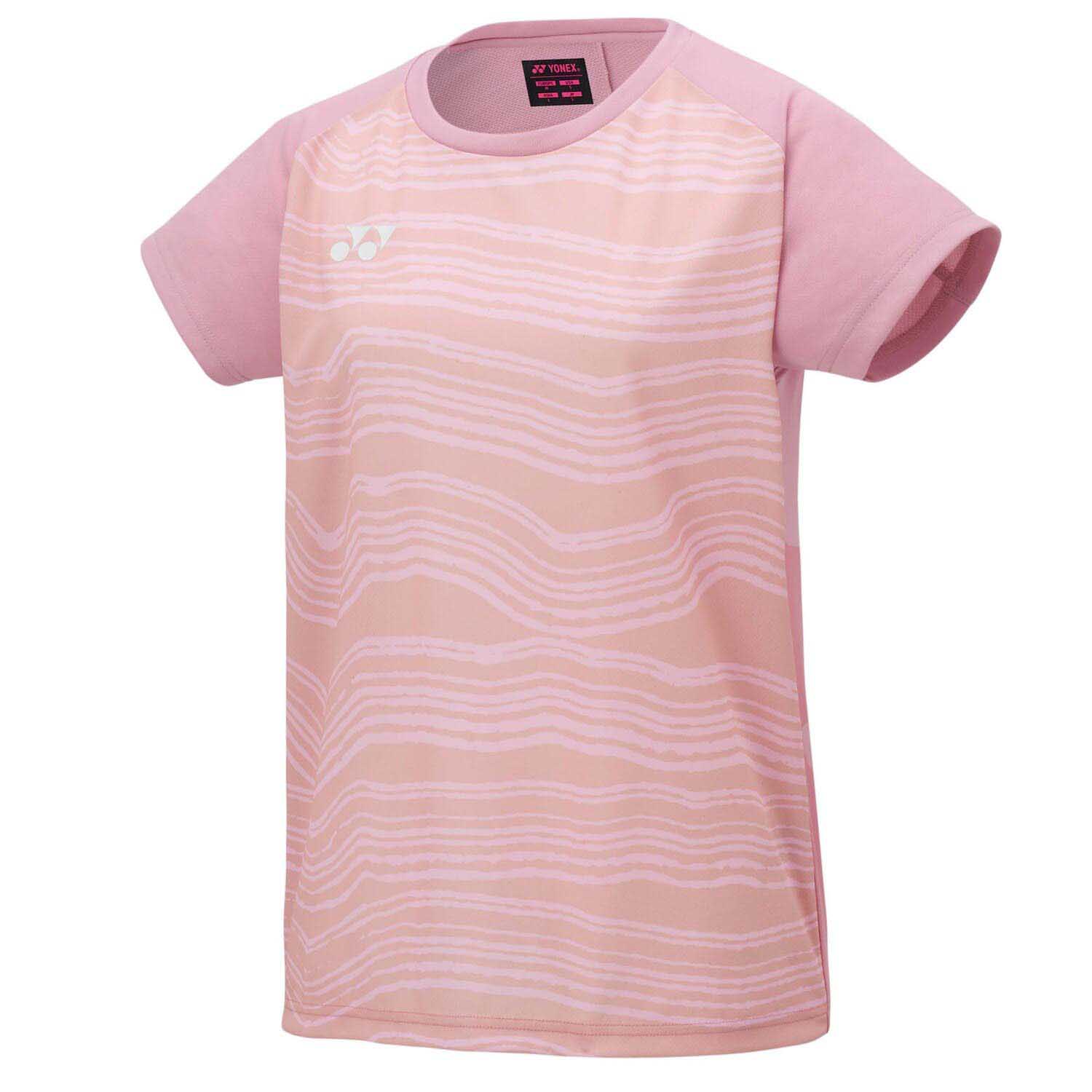 YONEX YW0050 Women’s Crew Neck T-Shirt M - Pink YONEX YW0050 Women’s Crew Neck T-Shirt M - Pink