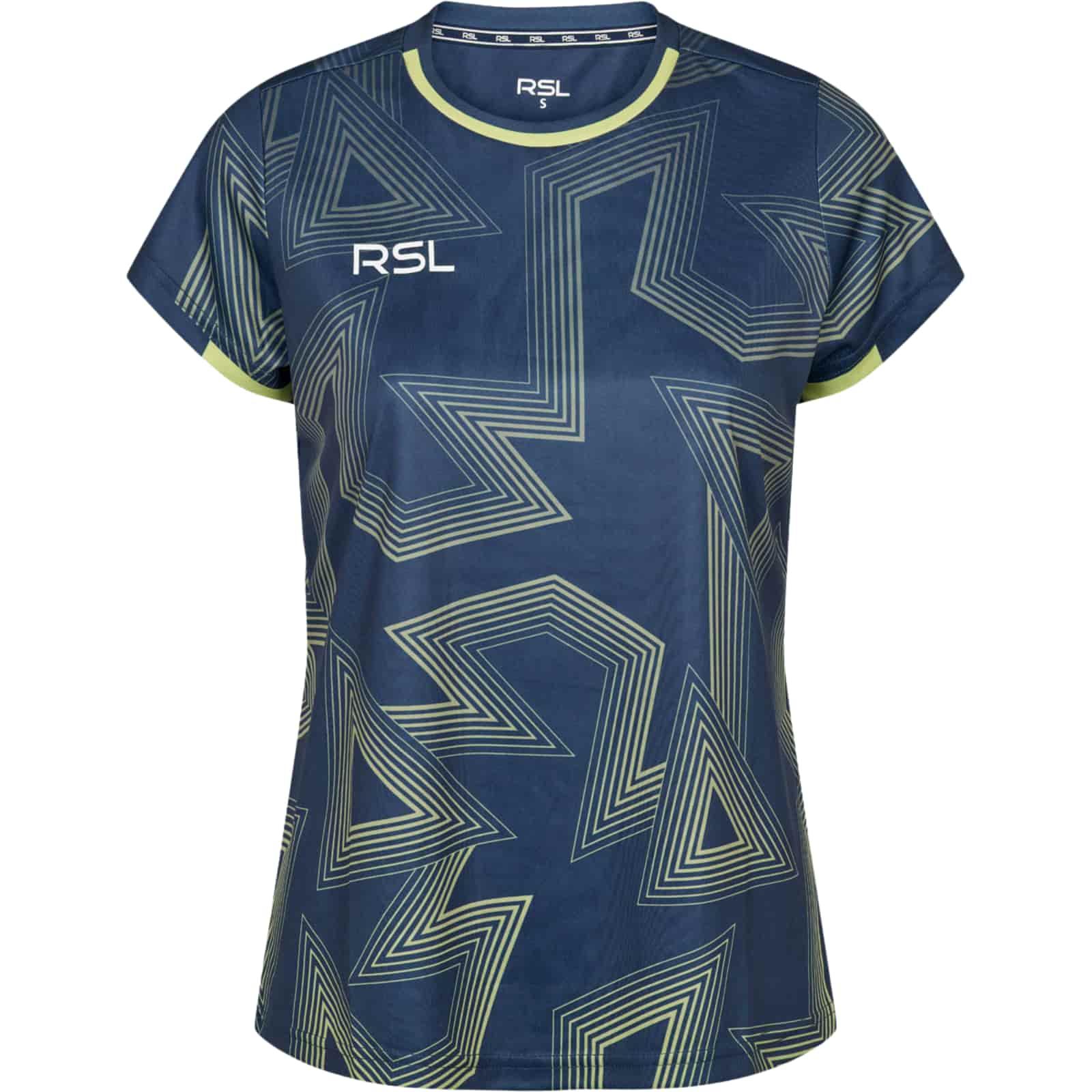 RSL Swift Women T-Shirt - Blau/Limette - XXL