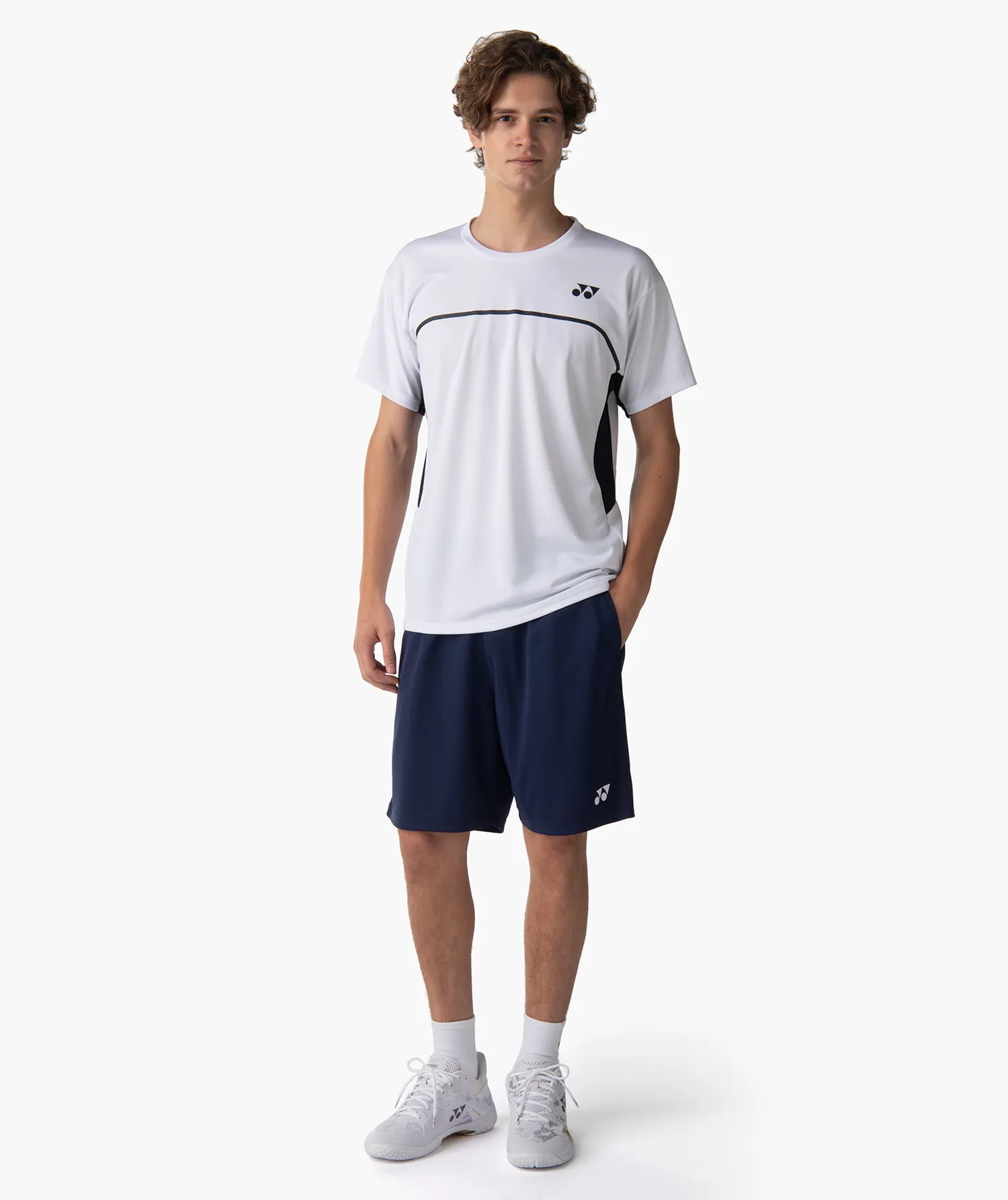 YONEX 15246 Unisex Shorts - Practice - Dark Navy - XL