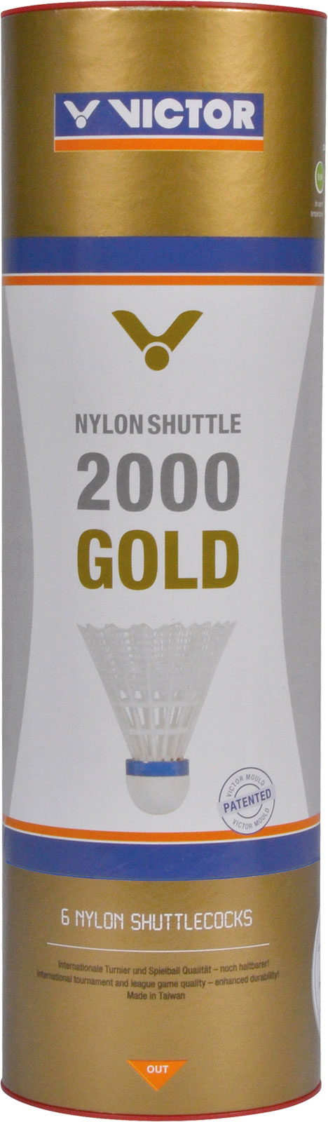 VICTOR Nylonshuttle 2000 langsam/weiß