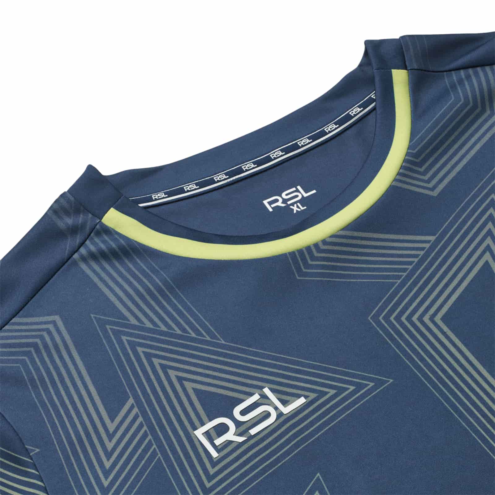RSL Swift Unisex T-Shirt - Blau/Limette - 3XL