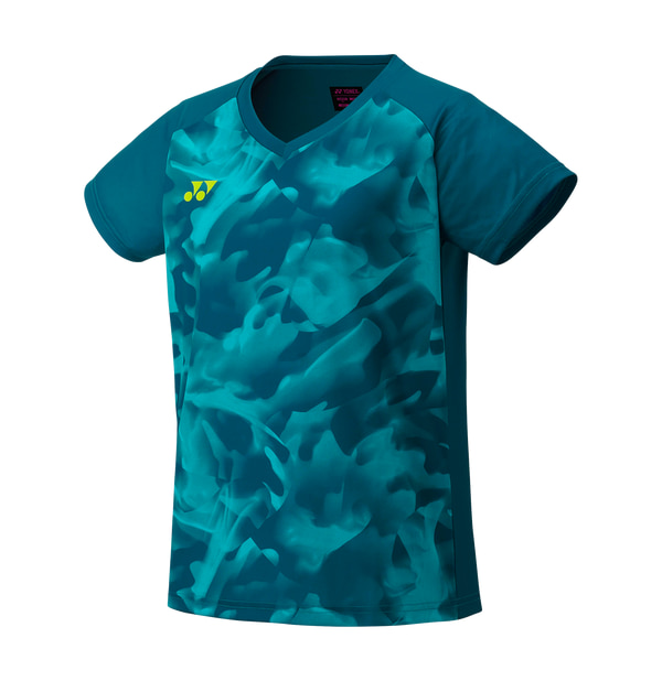 YONEX YW0033 Women's Crew Neck Shirt – LTD 3XL - Blau/Grün YONEX YW0033 Women's Crew Neck Shirt – LTD 3XL - Blau/Grün