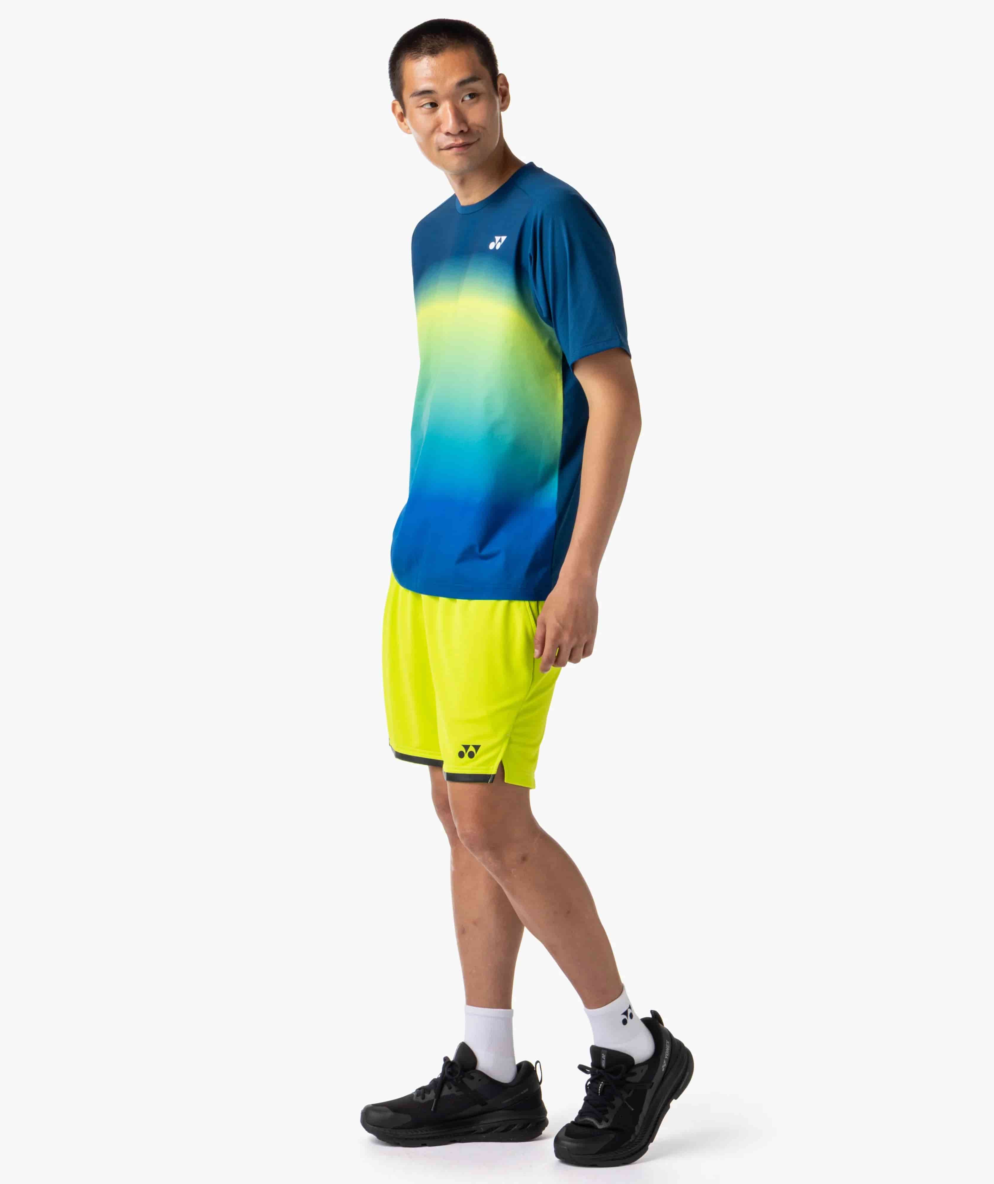 YONEX 16843 Unisex T-Shirt - Practice - Indigo Blue - XL