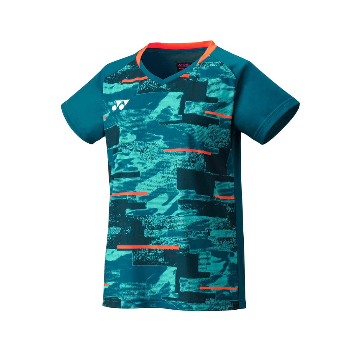 YONEX YW0034 Women's Crew Neck Shirt – Team-Club 3XL - Blau/Grün YONEX YW0034 Women's Crew Neck Shirt – Team-Club 3XL - Blau/Grün